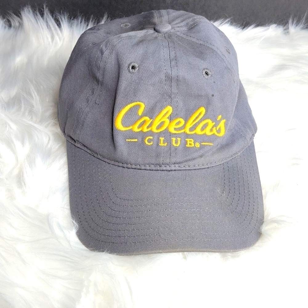 CABELA'S CLUB Gray and Gold Baseball Hat OS